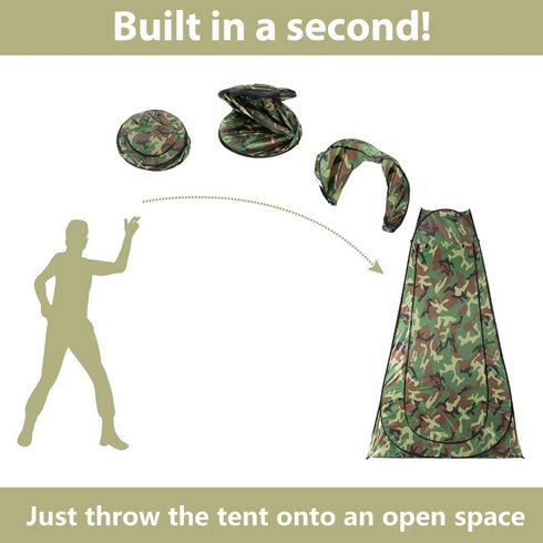 Outdoor Camping Automatic Shower Changing Tent